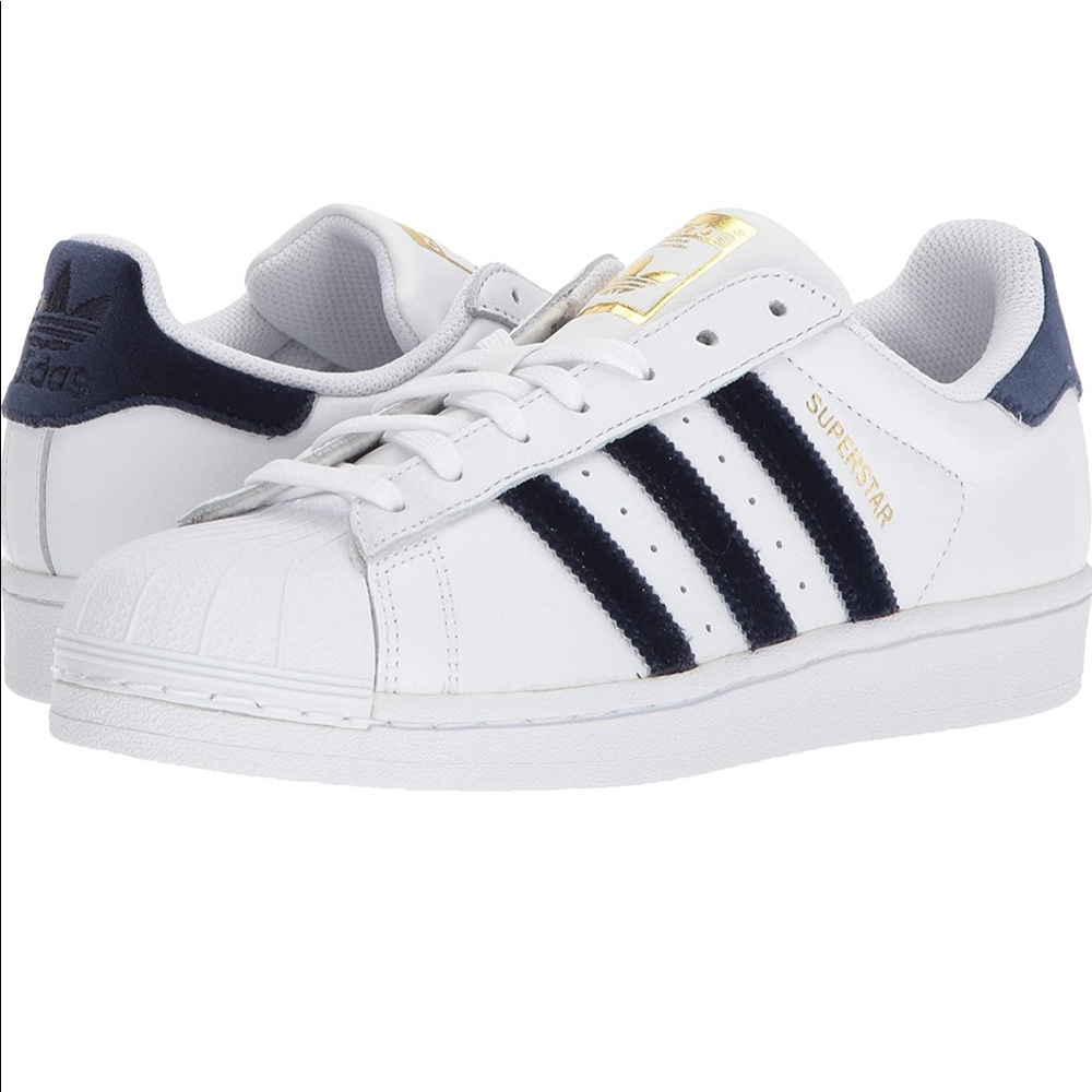 Adidas Superstar Sneakers- NAVY